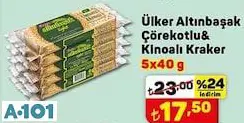 ÜLKER ALTINBAŞAK ÇÖREK OTLU &KİNOALI BİSKÜVİ